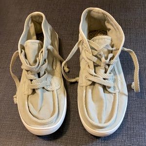 Sanuk yoga mat high top canvas sneakers